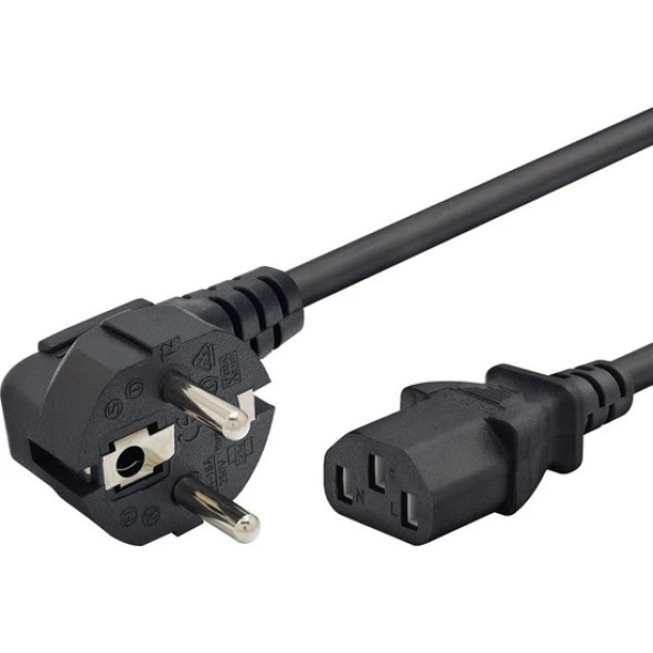 IRON STAR POWER KABLO C13 1.2MT SİYAH IRK-3321 - 2