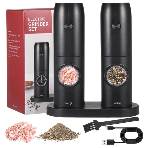 Mioji Mio SG2 Yeni Nesil 600mAh Şarj Üniteli Işıklı Tuz Karabiber Değirmeni - 2