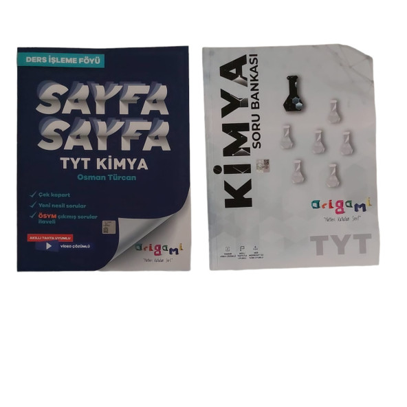 TAMMAT YAY. TYT KİMYA SAYFA SAYFA DERS İŞLEME FÖYÜ + SORU BANKASI