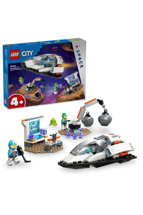 LEGO City Uzay Gemisi ve Asteroit Keşfi 60429  - 4 Yaş ve Üzeri İçin Yapım Seti (126 Parça)