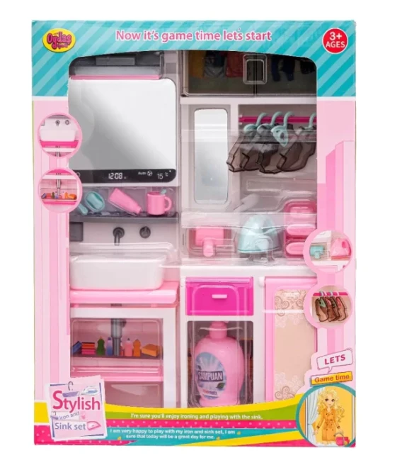 Oydaş Oyuncak 02383 Kutuda 2'li Lavabo Ütü Masası ürün görseli