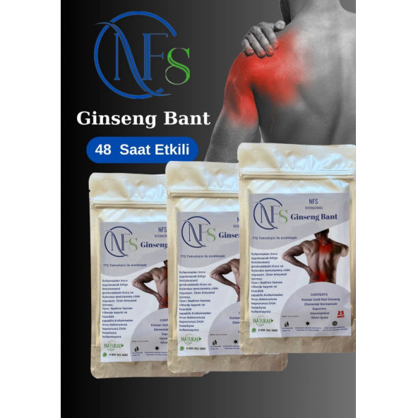 NFS Ginseng Bant 25 Adet x 2 Paket - 2