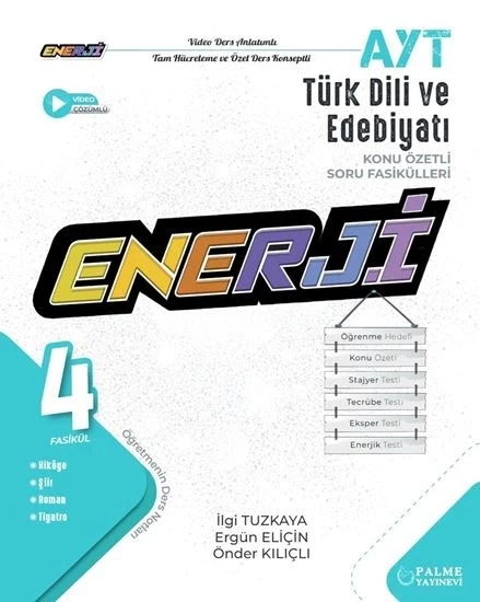 Palme Yayıncılık YKS AYT Enerji Edebiyat Konu Özetli Soru Fasikülleri