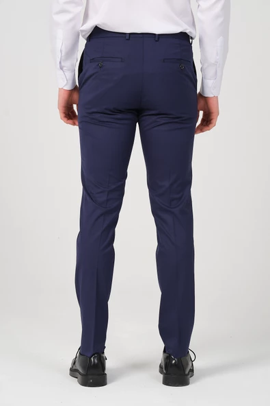 Slim Fit Erkek Kumaş Pantolon - 4