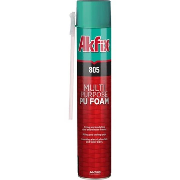 Akfix 805 Genel Amaçlı Pu Köpük 750Ml