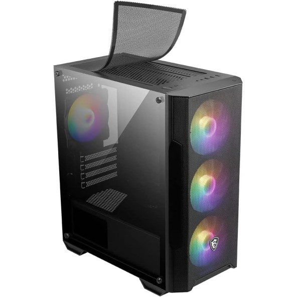 MSI MAG FORGE M100A RGB Fan mATX Oyuncu Kasası - Resim 3
