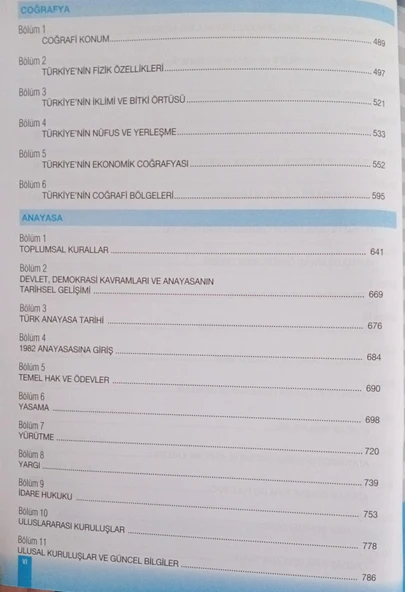 KPSS Tek Kitap Lise - Ön lisans Genel Kültür - Genel Yetenek - 6