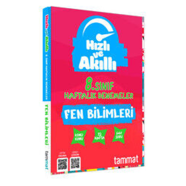 TAMMAT YAY. 8.SINIF FEN BİLİMLERİ HIZLI VE AKILLI 32 HAFTALIK DENEME