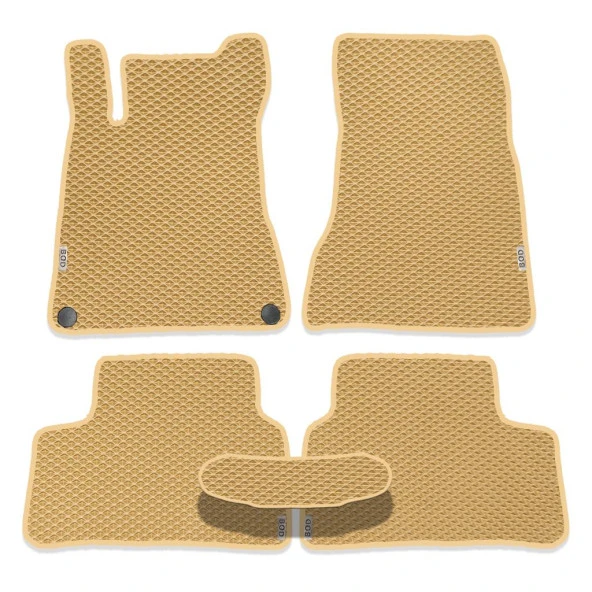 Bod Honda Civic 3D Havuzlu Paspas Bej 2002-2006 vtec - Resim 3