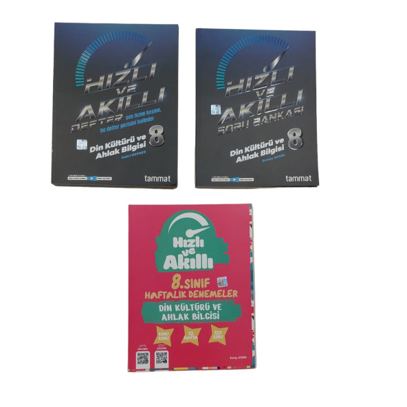 TAMMAT YAY HIZLI VE AKILLI DİN KÜLTÜRÜ 3LÜ SET