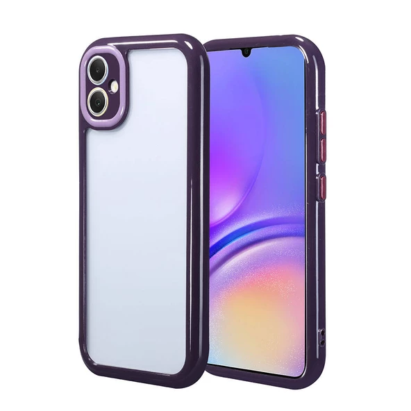 Samsung Galaxy A05 Kılıf Kamera Korumalı Renkli Kenar ve Çerçeve Tasarımlı Vitamin Kapak - 3