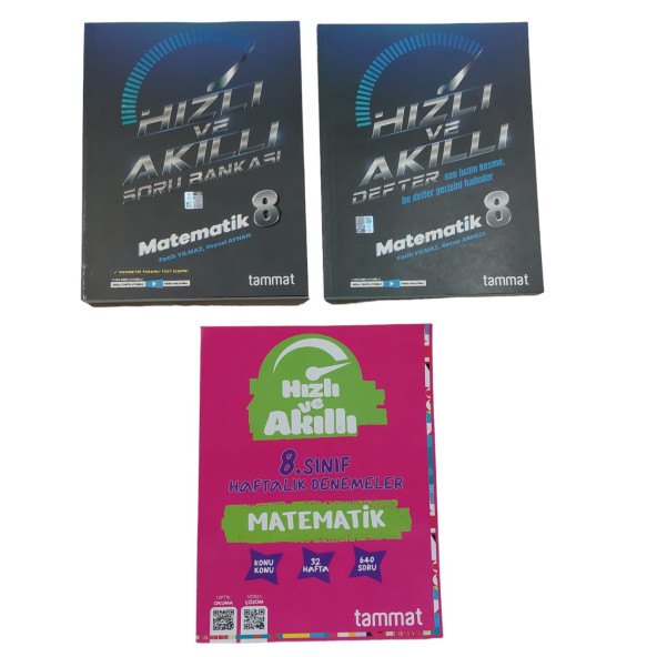 TAMMAT YAY HIZLI VE AKILLI MATEMATİK 3LÜ SET