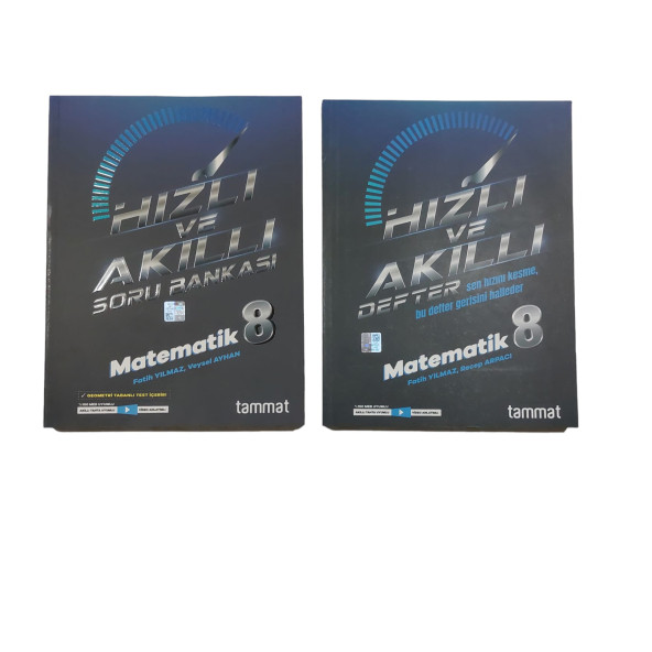 TAMMAT YAY. 8.SINIF HIZLI VE AKILLI MATEMATİK SORU BANKASI + DEFTER