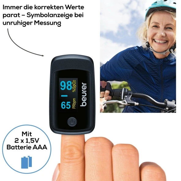 Beurer PO 45 Nabız Oksimetresi  Pulse Oximetre - 2