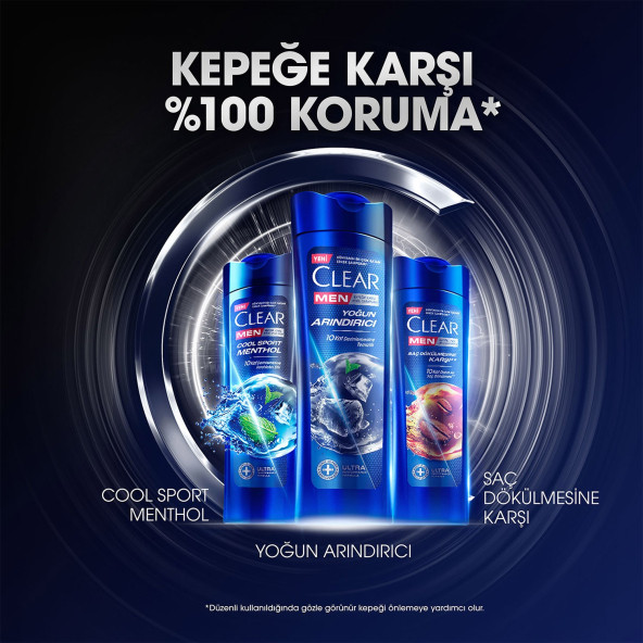 Clear Men Yoğun Arındırıcı 350 Ml Şampuan - 9