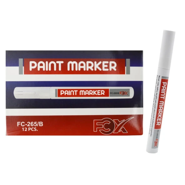 FCX Paint Marker Kalem Beyaz 12 Adet FC-265/B