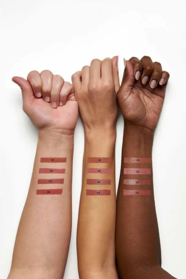 Golden Rose Nude Look Creamy Shine Lipstick No: 03 Peachy Nude - Kalem Ruj - Resim 4