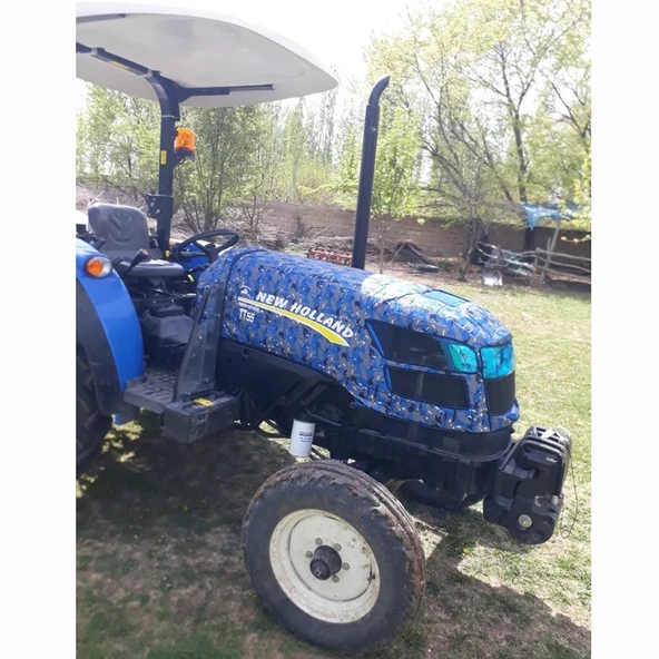 New Holland TT 55 Traktör Kaporta Kılıfı Branda ve Koltuk Kılıfı Seti - 7