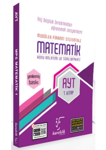 Karekök Yayıncılık AYT Matematik 1.Kitap Yeni