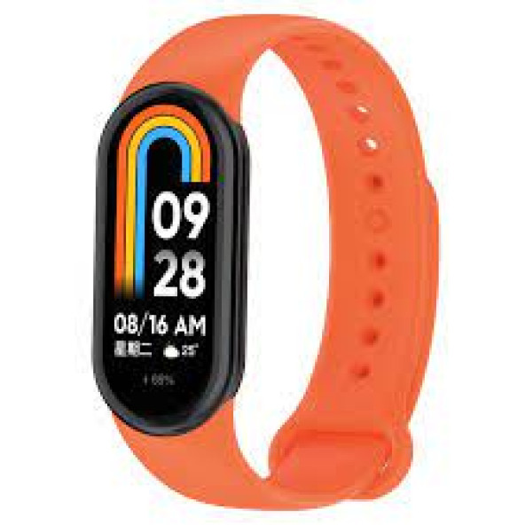 PROCASE Mİ BAND 2 AKILLI BİLEKLİK KORDIN SİLİKON KAYIŞ  TURUNCU