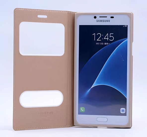 Galaxy C7 Kılıf Dolce Kapaklı Kılıf - 12