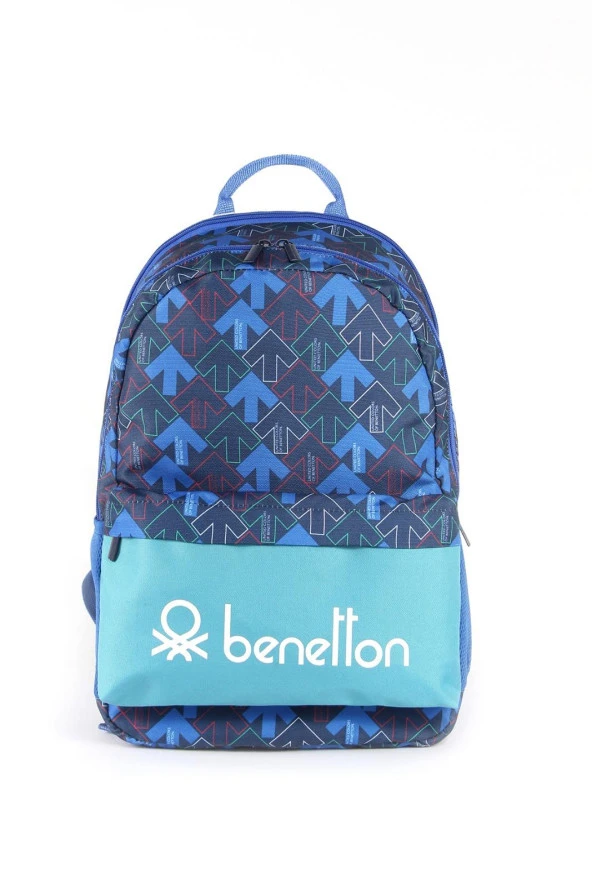 Çocuk Kol Saati Hediyeli Benetton Büyük Kapasiteli Çocuk Okul Çantası BNT.MC.02 - 2