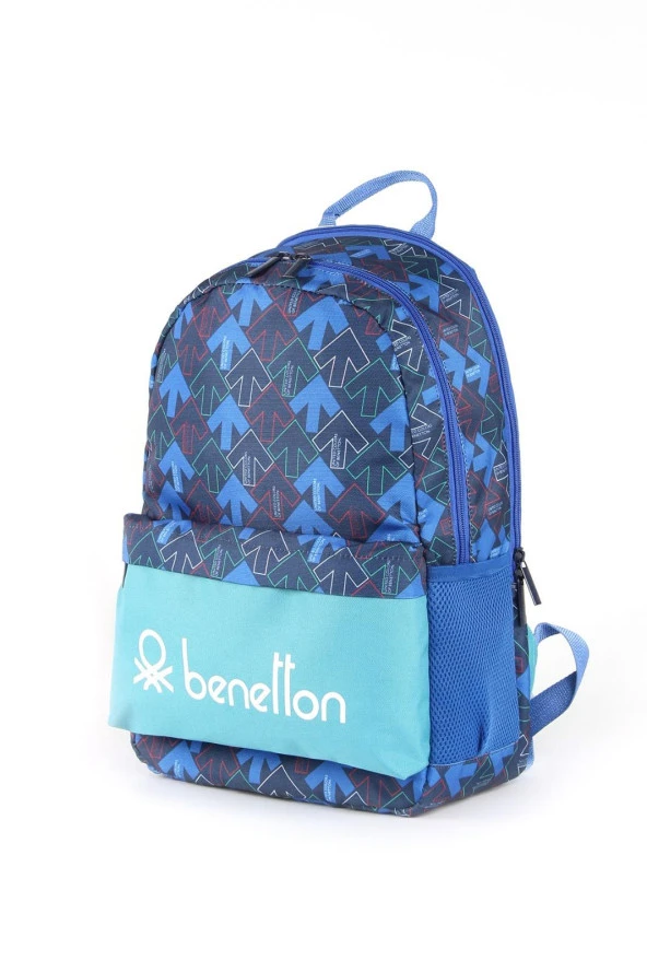 Çocuk Kol Saati Hediyeli Benetton Büyük Kapasiteli Çocuk Okul Çantası BNT.MC.02 - 4