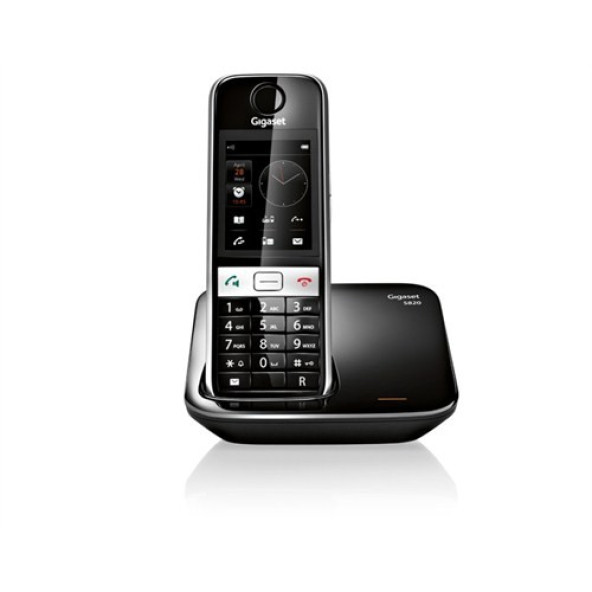 Gigaset S820 Dect Telefon - Siyah ( Dokunmatik Ekran ) Yenilenmiş Ürün