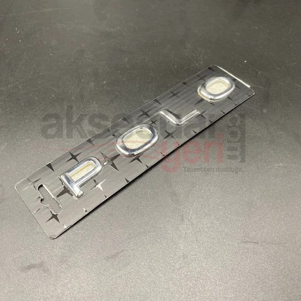 Yeni Tip Polo Bagaj Yazısı - 3