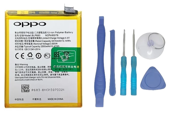 Oppo A7X - BLP683 - Batarya Pil Sıfır Orijinal + TAMİR SETİ