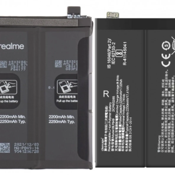 Realme GT Pil Batarya BLP849