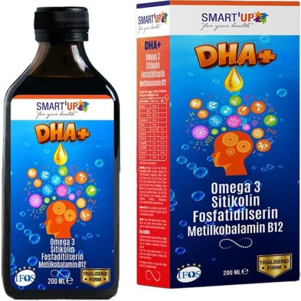 Smart'Up Smart Up Dha + Omega 200 Ml Şurup