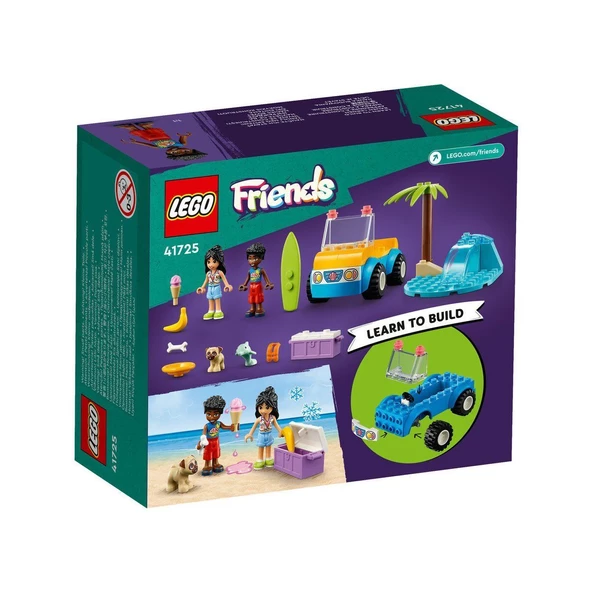 41725 Lego Friends - Plaj Arabası Eğlencesi 61 parça +4 yaş - 6