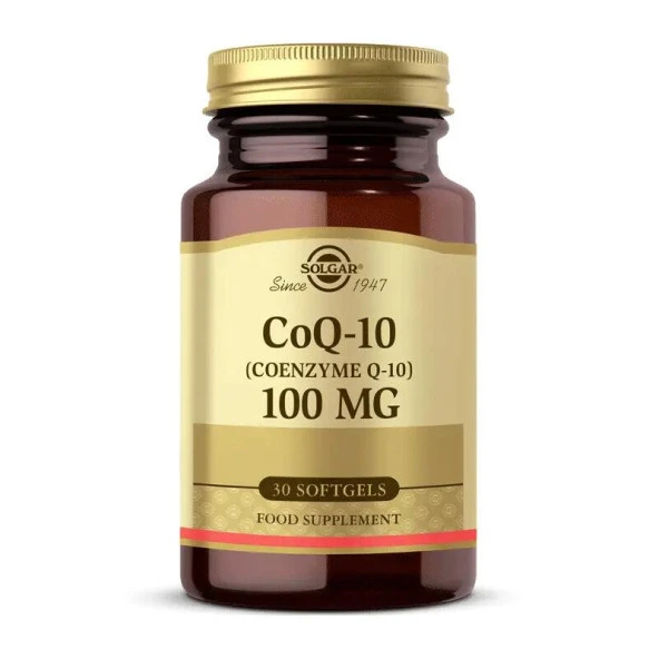 Solgar Coenzyme Q-10 100 mg 30 Softjel - Diş Beyazlatıcı Köpük Hediye