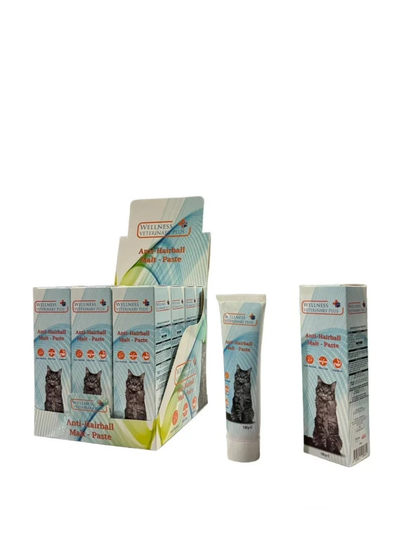 Wellness Veterinary Plus Anti Hairball Malt Paste 100 Gr