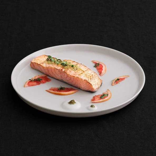 GÜRAL PORSELEN Bilbao 6 Parça 27 Cm Servis Tabağı -Krem ürün görseli 1