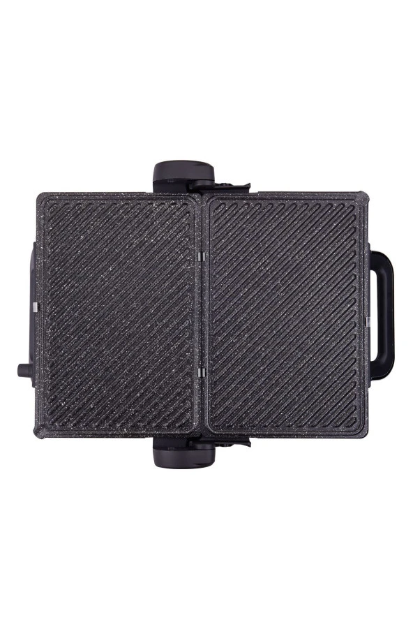 KORKMAZ A811-08 TOSTEMA MAXİ DELUXE TOST MAKİNESİ SİYAH ROSE GOLD - Resim 2