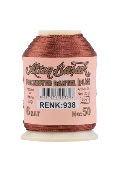 3 Adet Altınbaşak Oya ve Dantel İpi 20 gr - Royaleks - No: 938 - 3