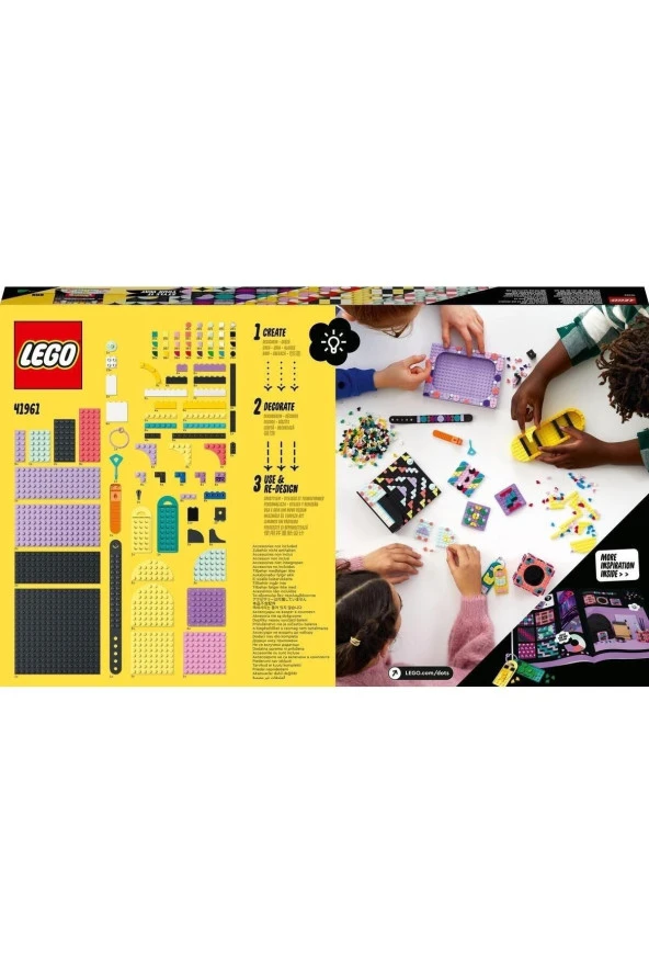 LEGO DOTS Tasarımcı Seti – Desenler 41961 -8 Yaş ve Üzeri için Yaratıcı Kendin Yap Seti(1096 Parça) - Resim 10