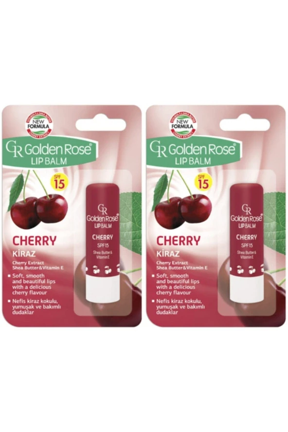 Lip Balm Cherry Kirazlı Dudak Koruyucu 2'li