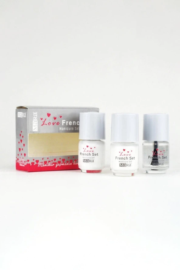 Love French Manıcure Set 3'lu 5 Ml