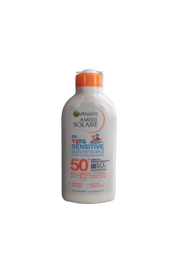 Ambre Solaire Çocuklar Için Koruyucu Güneş Sütü Spf 50 200 Ml/