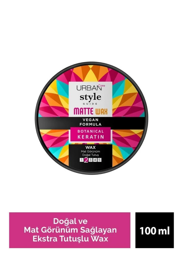 Style Guide Doğal Ve Mat Görünüm Sağlayan Wax - Esnek Tutuş - Vegan - 100 ml