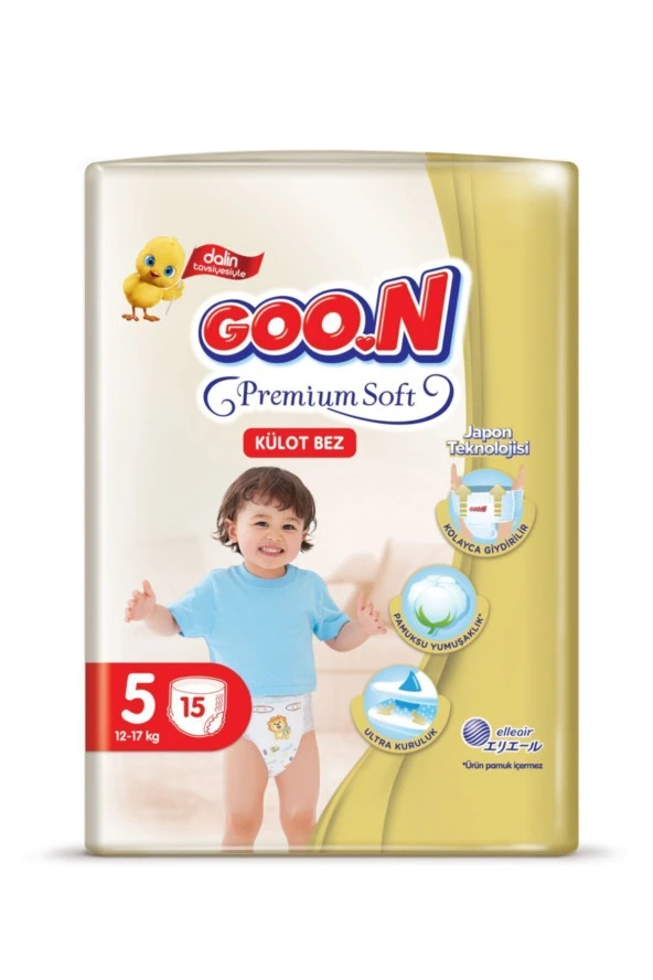 Premium Soft Külot Bez 5 Beden 15 Adet