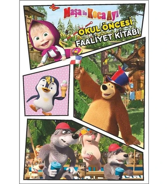 MAŞA OKUL ÖNCESİ FAALİYET KİTABI DOĞAN EGMONT ürün görseli 1