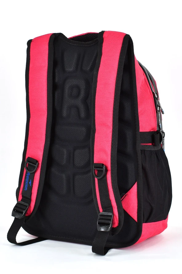 Elatae Unisex Ortopedik Çok Gözlü Günlük Seyahat Okul Sırt Çantası Pembe 2238 - Resim 5