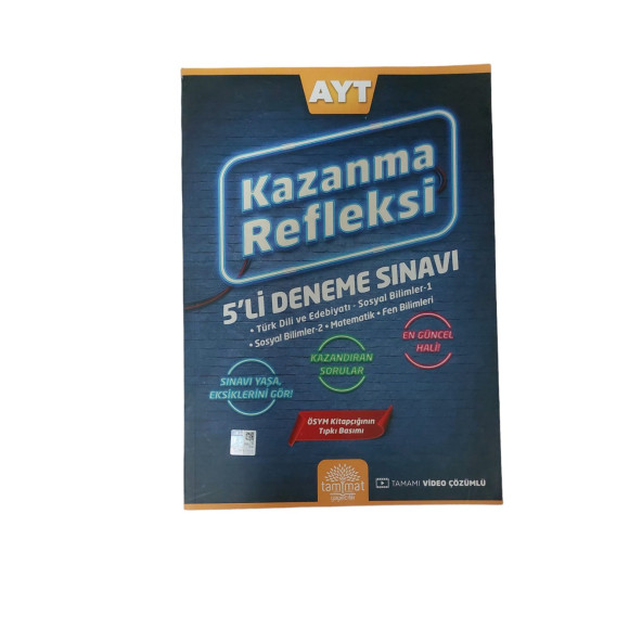 TAMMAT KAZANMA REFLEKSİ  AYT 5Lİ GENEL DENEME