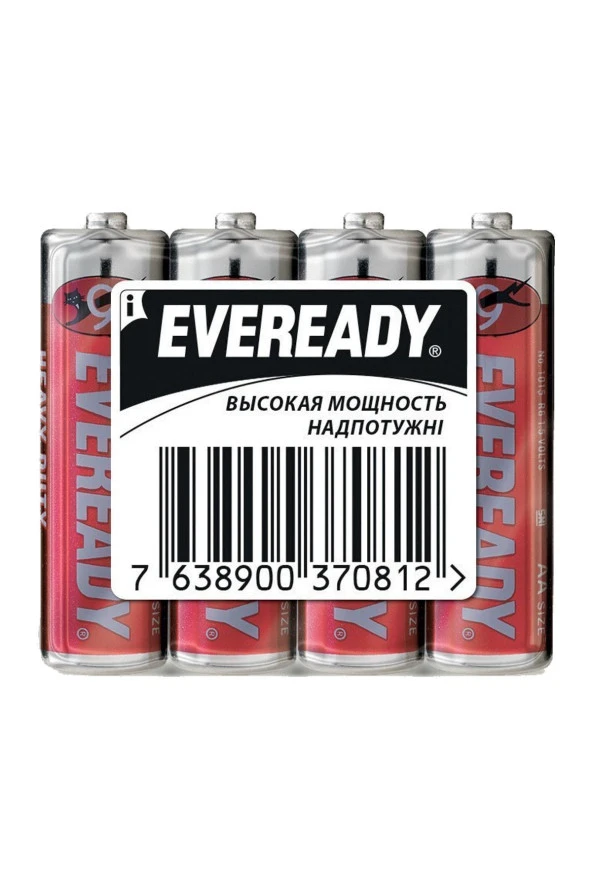 Eveready HD AA/ 4 lü Pil