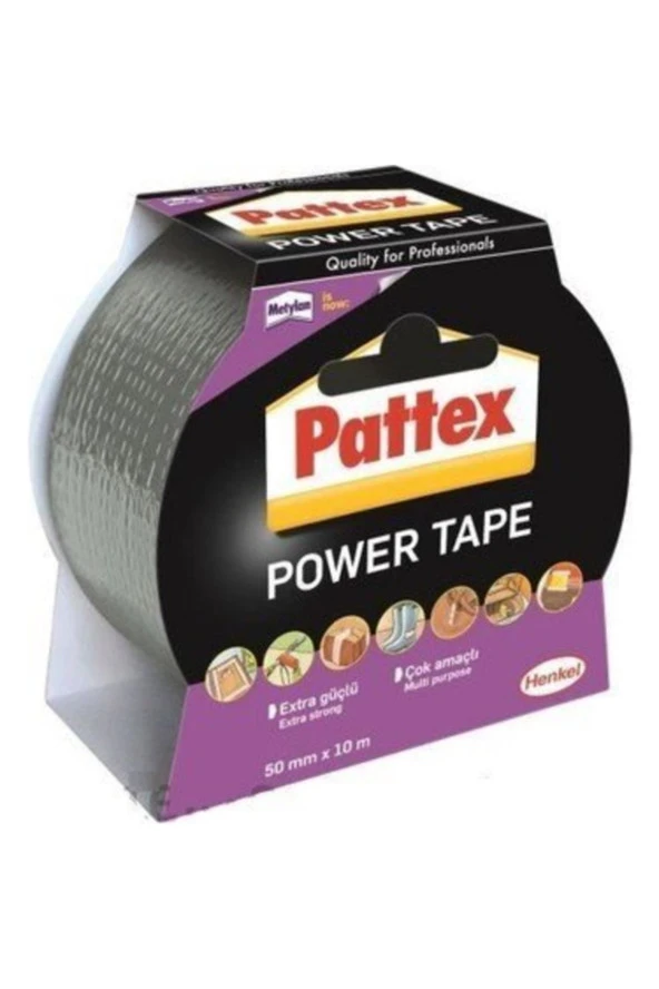 Power Tape Tamir Bandı Gri 50mmx10m