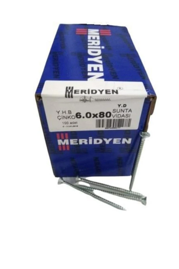 Sunta Vidası 6.0x80mm - 100 Adet